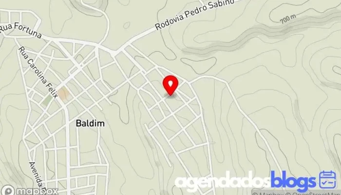 mapa de Farmácia de Minas Baldim Drogaria, Farmácia em Baldim