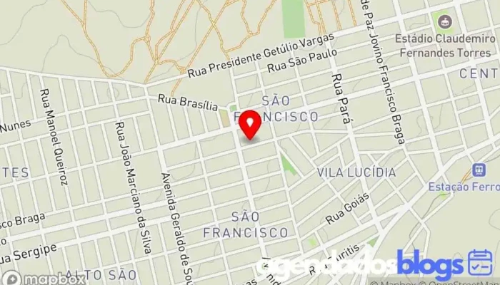 mapa de Farmacia de Minas Drogaria, Farmácia em Buritizeiro