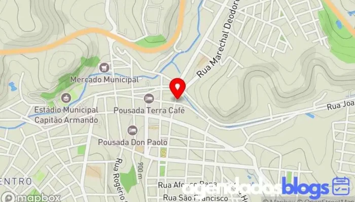 mapa de Farmácia do Chico Drogaria em - Ouro Fino