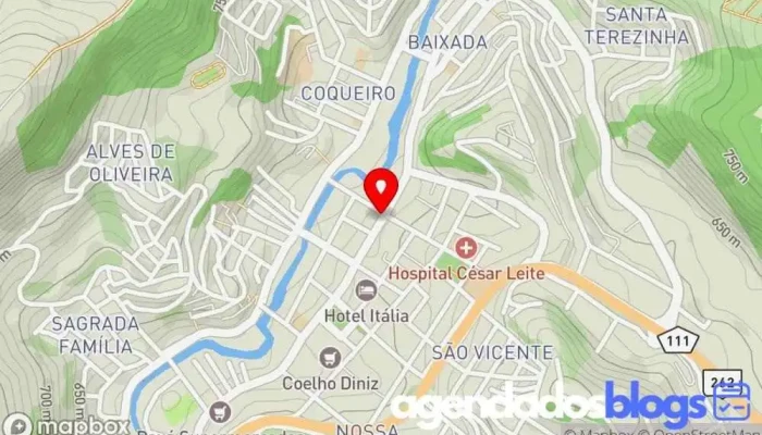 mapa de Farmácia do Povo Drogaria, Farmácia em Manhuaçu