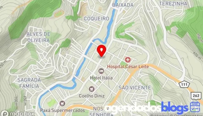 mapa de Farmácia Dois Irmãos Drogaria, Farmácia em Manhuaçu