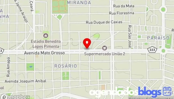 mapa de Farmácia Droga Doctor - Loja 3 - Tejotão 1 Farmácia em Araguari
