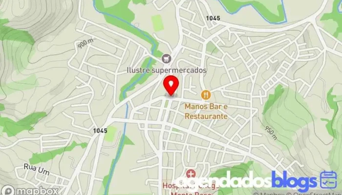 mapa de Farmácia Drogão Farmácia em Baependi