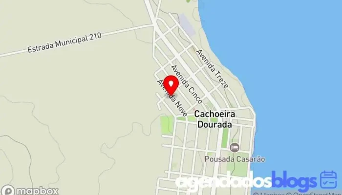 mapa de Farmácia Drogaria Dourada Farmácia em Cachoeira Dourada