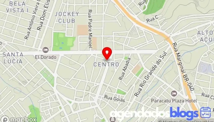 mapa de Farmácia e Drogaria dos Aposentados - Av. Deputado Quintino Vargas, Paracatu - MG Farmácia em - Centro