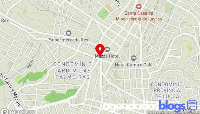 mapa de Farmácia e Drogaria Teixeira Loja 1 - Dr. Francisco Sales 798, Lavras - MG Drogaria em Lavras