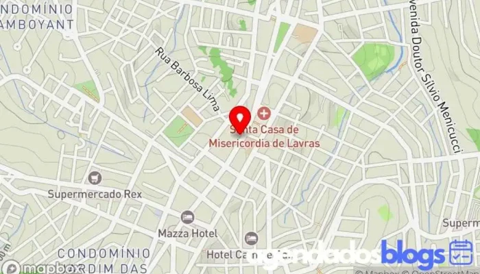 mapa de Farmácia e Drogaria Teixeira Loja 3 - Dr. Francisco Sales 248, Lavras - MG Drogaria em Lavras