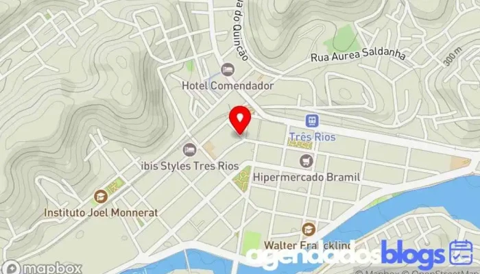 mapa de Farmácia e Perfumaria Caminho Drogaria, Farmácia em Três Rios