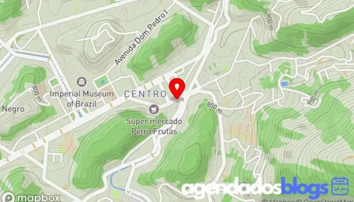 mapa de Farmácia Gabilu Drogaria, Farmácia em Petrópolis
