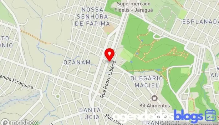 mapa de FARMÁCIA GALENO Farmácia em Bom Despacho