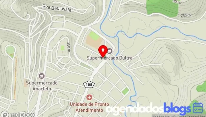 mapa de Farmácia Graziela Farmácia em - Centro