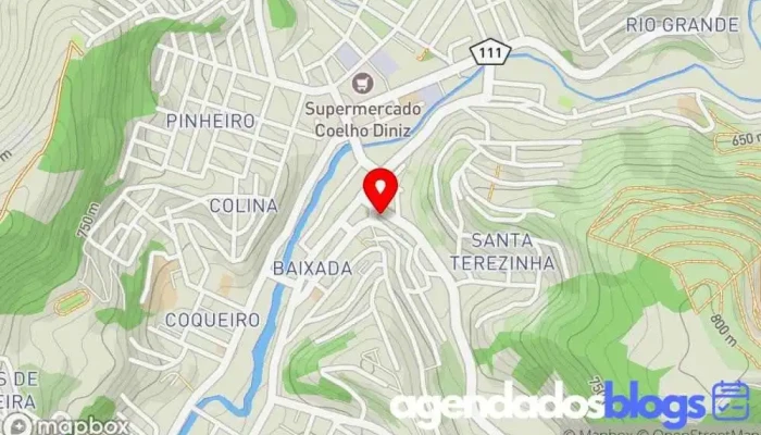 mapa de Farmácia Indiana Farmácia, Drogaria, Empresa farmacêutica em Manhuaçu