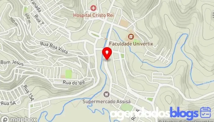 mapa de Farmácia Indiana Farmácia, Drogaria, Empresa farmacêutica em Matipó