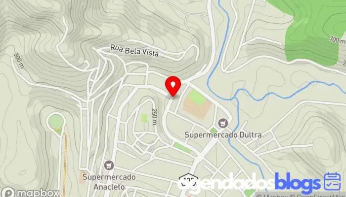mapa de Farmácia L. J. Mutum Drogaria em MG