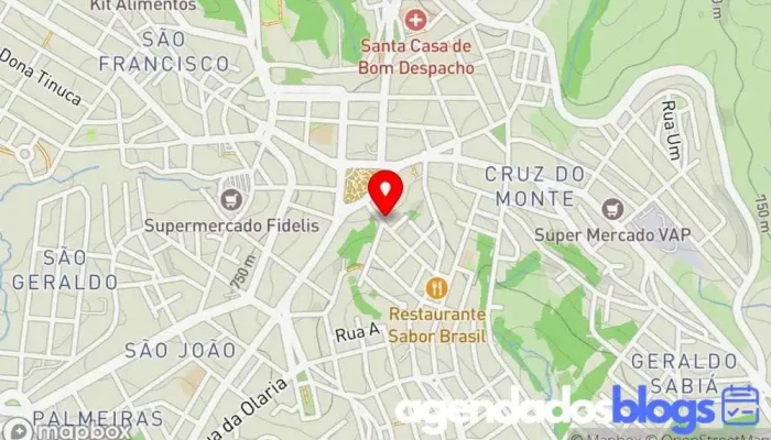 mapa de Farmácia Municipal Drogaria, Farmácia em Bom Despacho