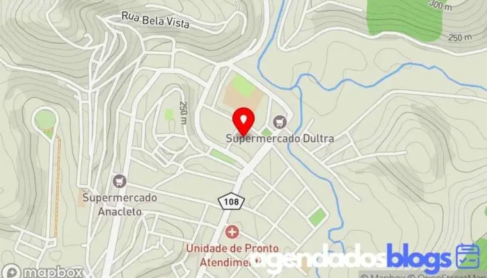 mapa de Farmácia Pague Fácil Mutum Farmácia em - Centro