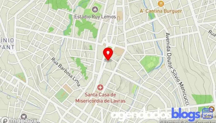 mapa de Farmácia Pague Menos Farmácia, Drogaria em Lavras