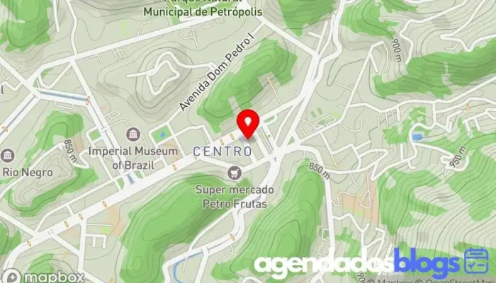 mapa de Farmácia Petrópolis Drogaria, Empresa farmacêutica, Farmácia em Petrópolis