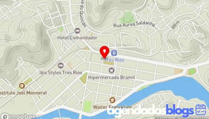 mapa de Farmácia Popular do Brasil Drogaria, Farmácia em Três Rios