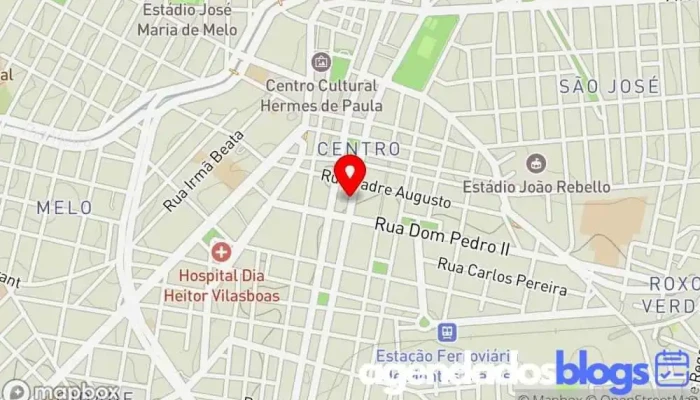 mapa de Farmácia Real Drogaria em - Centro