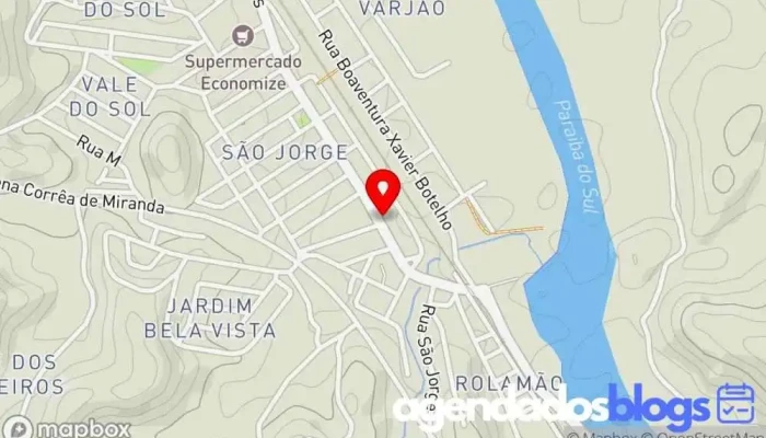 mapa de Farmácia Santa Bárbara Farmácia em Pinheiral