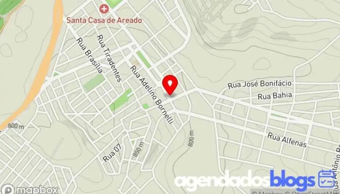 mapa de Farmácia Santa Cecília Drogaria, Farmácia em Areado