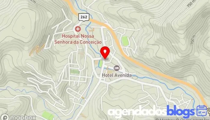 mapa de Farmácia Santana Frade Drogaria, Farmácia em Abre Campo