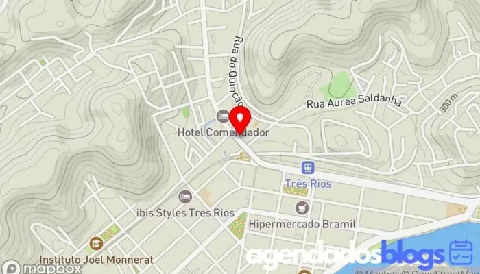 mapa de Farmácia São Sebastião Drogaria, Farmácia em Três Rios