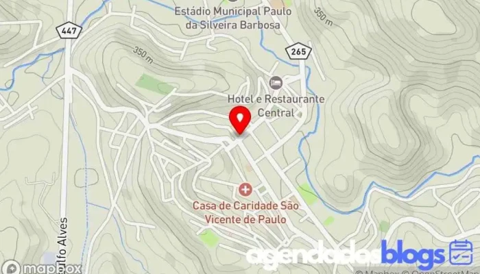 mapa de Farmácia São Sebastião Farmácia em Miraí