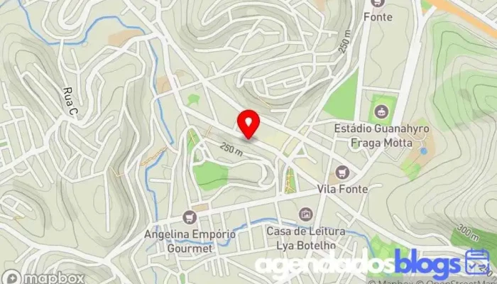 mapa de Farmácia Schettini Farmácia em Leopoldina