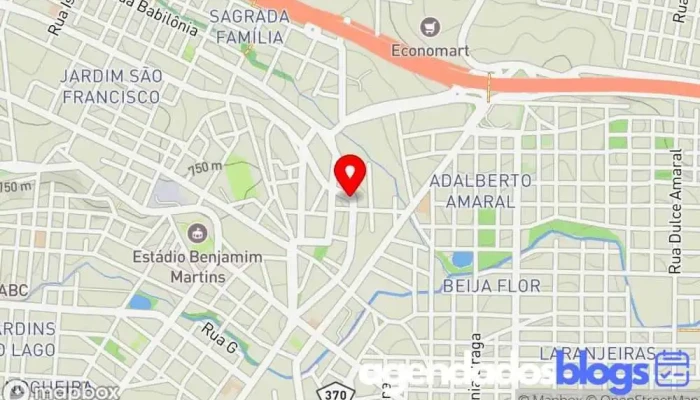 mapa de FARMED DROGARIA DRUGSTORE Farmácia em - Centro