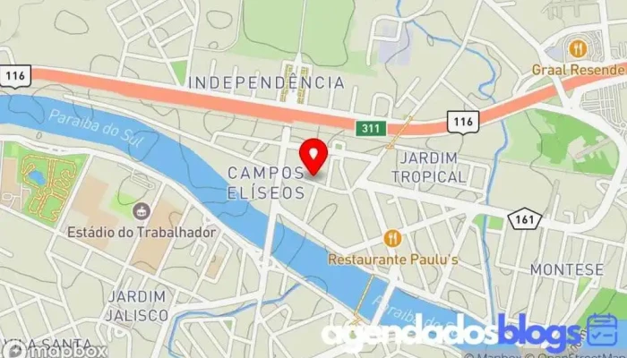 mapa de FarMelhor Farmácia, Drogaria em Resende