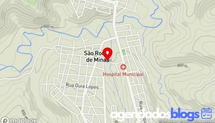 mapa de FarMelhor Farmácia em São Roque de Minas