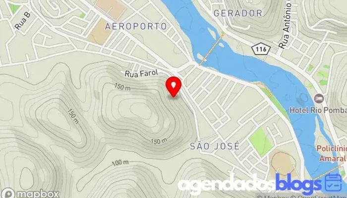 mapa de Farol  em Santo Antônio de Pádua