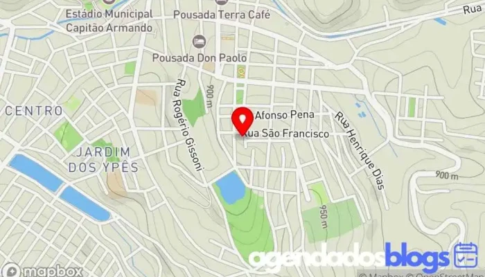 mapa de Francisco C Ceccon Drogaria em - Ouro Fino