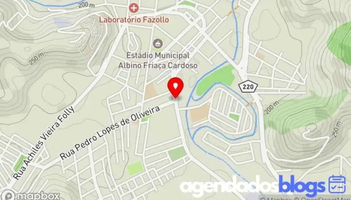 mapa de Gonçalves E Ferraz Medicamentos de Porciúncula Ltd Drogaria em Porciúncula