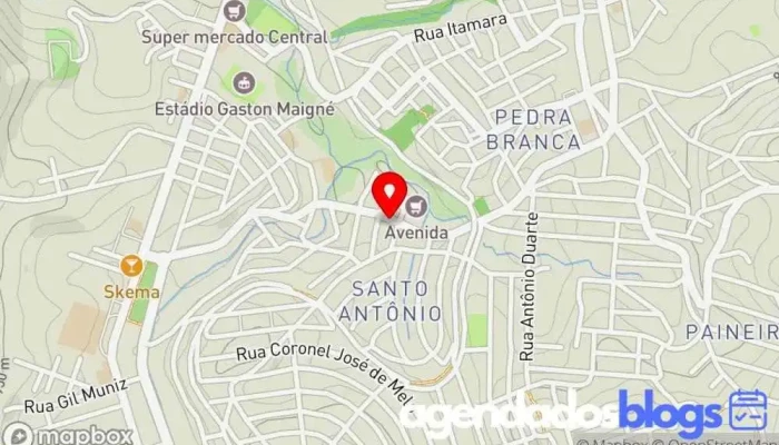mapa de Graciene de Fátima Sabarense Xavier Drogaria, Farmácia em Caeté