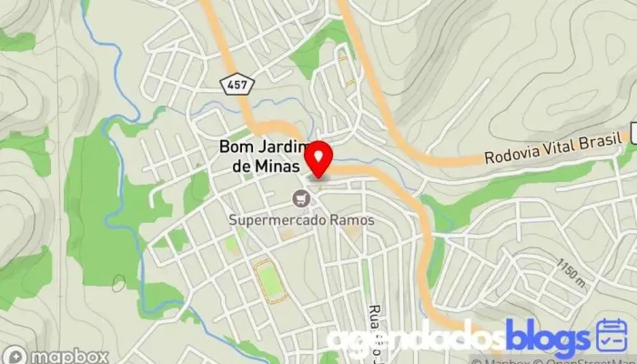 mapa de Grupo Americana - Farma Justa Drogaria, Farmácia em Bom Jardim de Minas