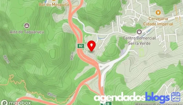 mapa de Ita Farmácia Center Drogaria, Farmácia em Petrópolis