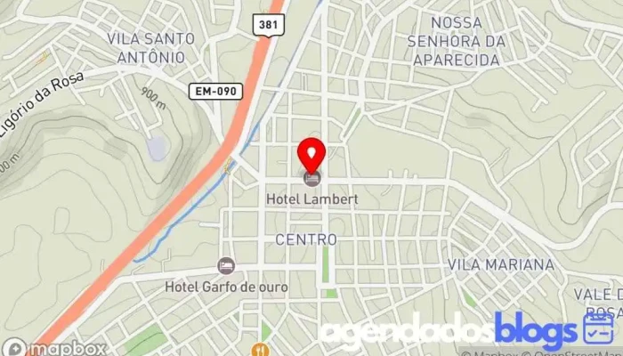 mapa de Jonas Lopes da Silva & Cia Drogaria, Farmácia em Cambuí