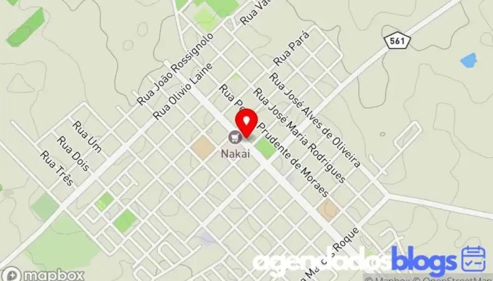 mapa de Juliana Branicio - Drogaria, Farmácia em Santa Albertina