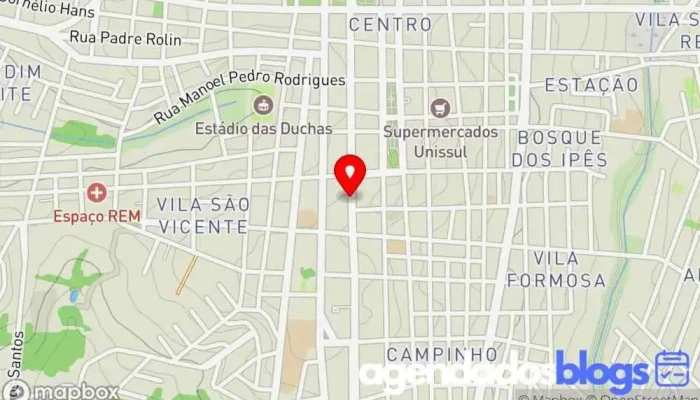 mapa de La Botica Farmácia de Manipulação Empresa farmacêutica, Farmácia de homeopatia em Alfenas