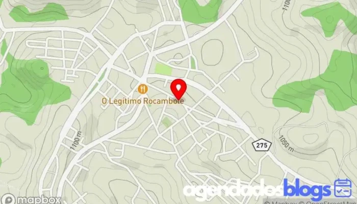 mapa de Leila A.F.Moreira & Cia Drogaria em Lagoa Dourada