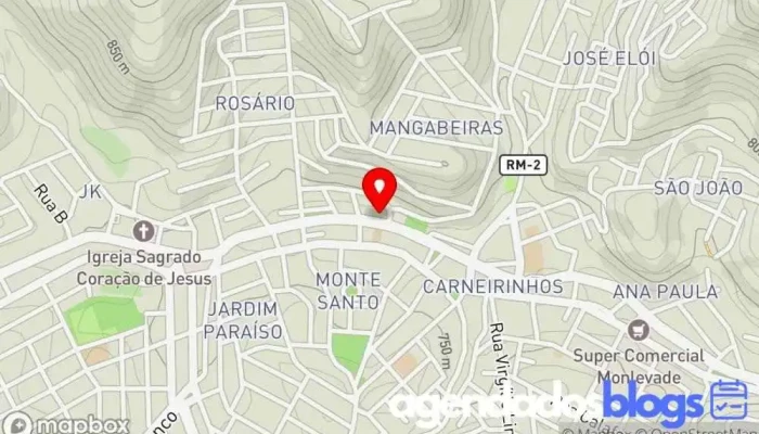 mapa de Machado E Cia Drogaria em João Monlevade
