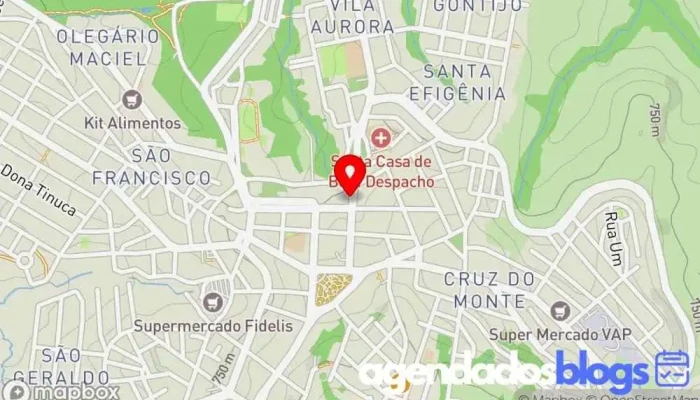 mapa de MAGIS FARMA - Drogaria e Farmácia de Manipulação Farmácia em Bom Despacho