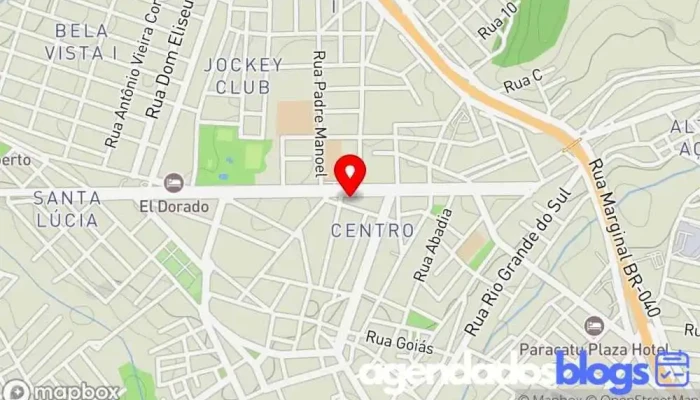 mapa de Minas Master Drogaria em - Centro