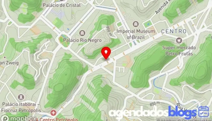 mapa de MS Manipulando Saúde Farmácia em Petrópolis