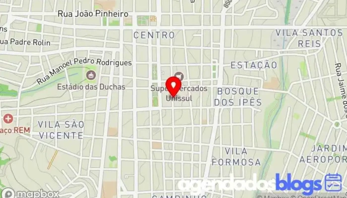 mapa de Musgo Farmácia de Manipulação Farmácia em Alfenas