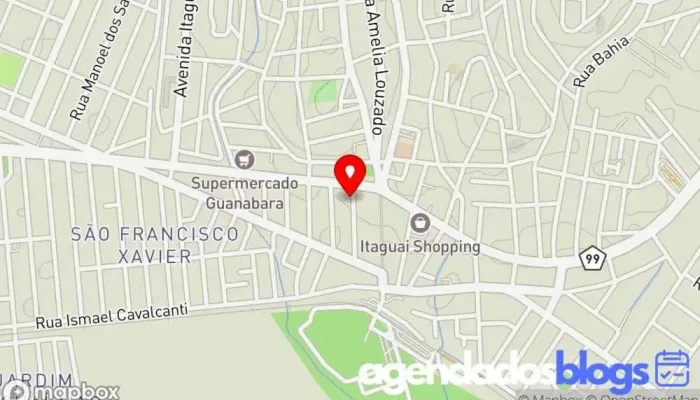 mapa de NA da Silva Drogaria Drogaria em Itaguaí