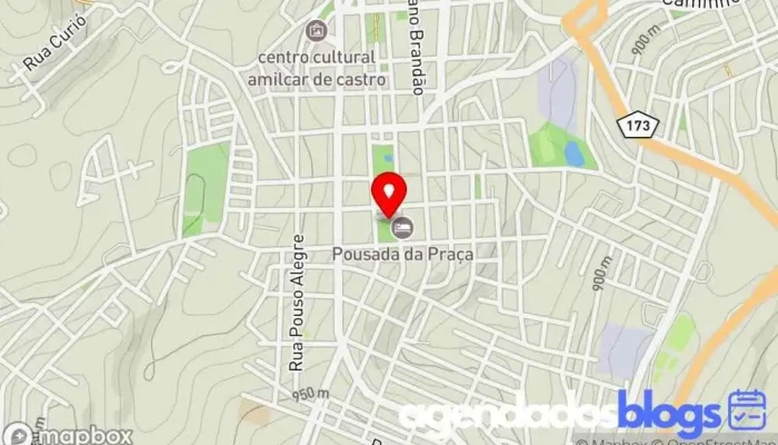mapa de Natus Farma: Remédio, Drogaria, Farmácia, Entrega em Paraisópolis MG Farmácia em N° 20 - Centro